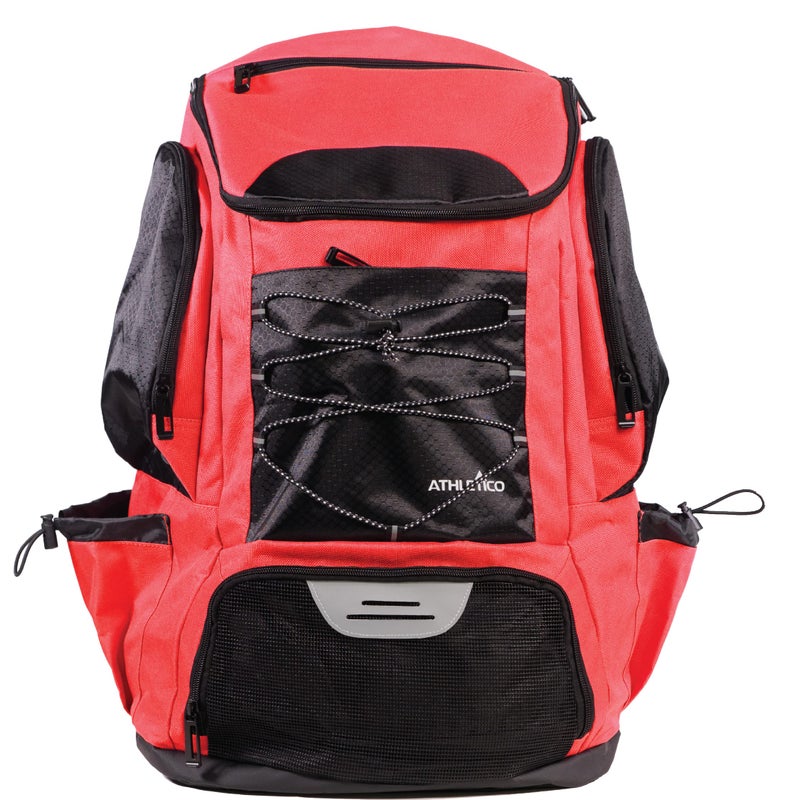 Athletico Swim Backpack - Swim Bag With Wet & Dry Compartments for Swimming, the Beach, Camping - Pool Bags Include Laptop Sleeve (Red) - Image 1